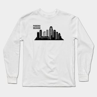 Phoenix Arizona skyline Long Sleeve T-Shirt